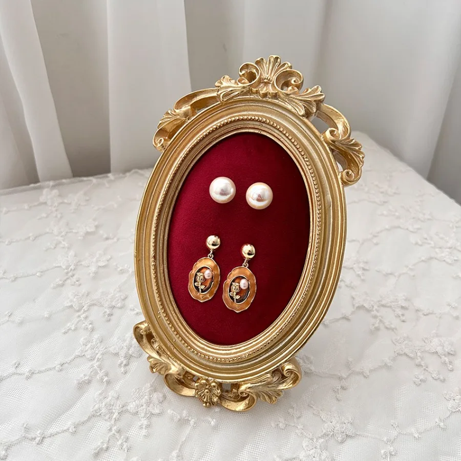 Bamboo Photo Frame - 침실용 레진 사진 액자 장신구 거치대