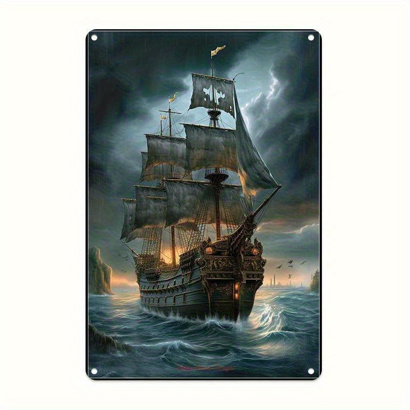 Home Decor Nautical - 빈티지 해양 항해선 금속 벽 장식