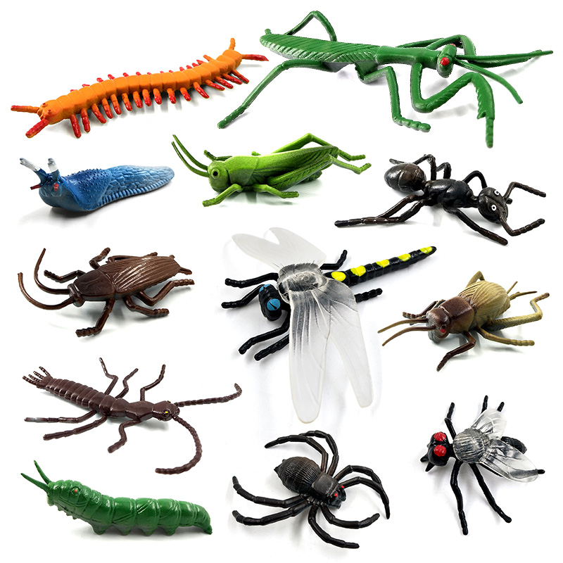 Home Decor Humacao - 12pcs 곤충 동물 모델 잠자리 거미