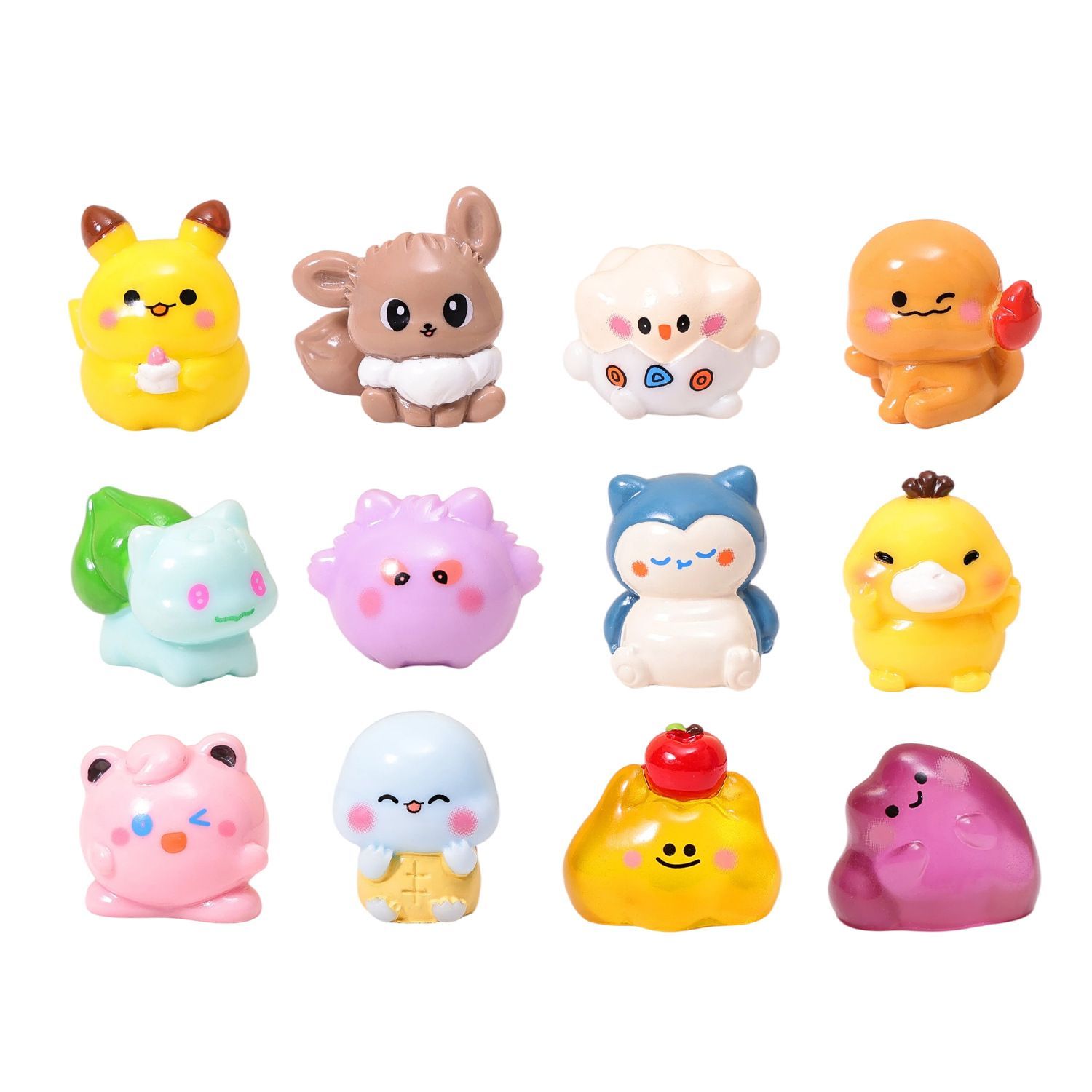 Home Decor Resin - 포켓몬 미니 풍경 피규어, 창의적이고 귀여운