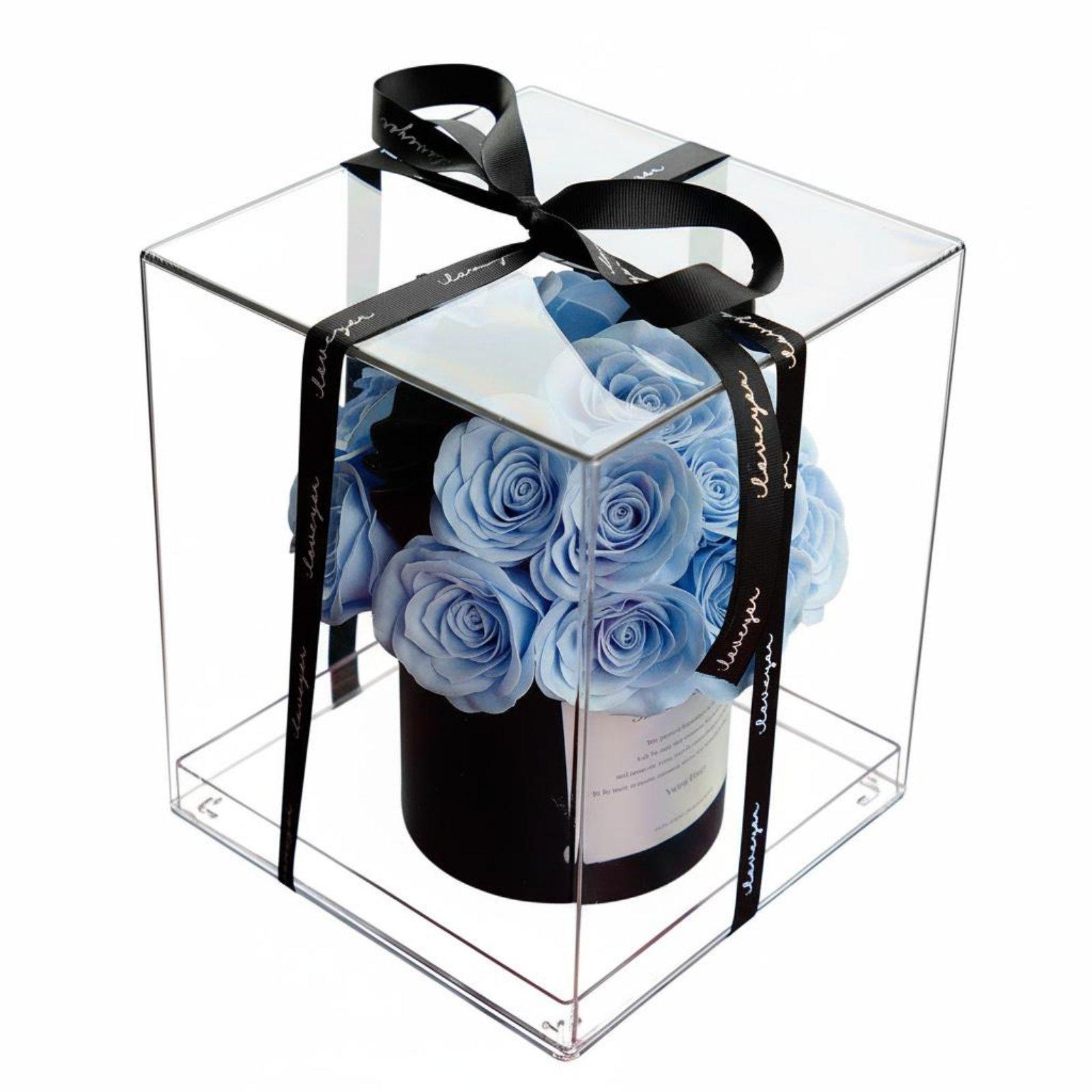Home Decor Flowers - 아크릴 비누 꽃다발 영원히 향기로운 장미