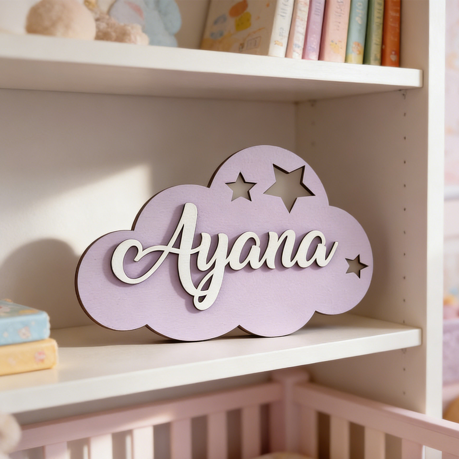1pc 맞춤형 구름 모양의 나무 성씨 브랜드, 가정 장 - Home Decor Brand 리뷰 및 가격