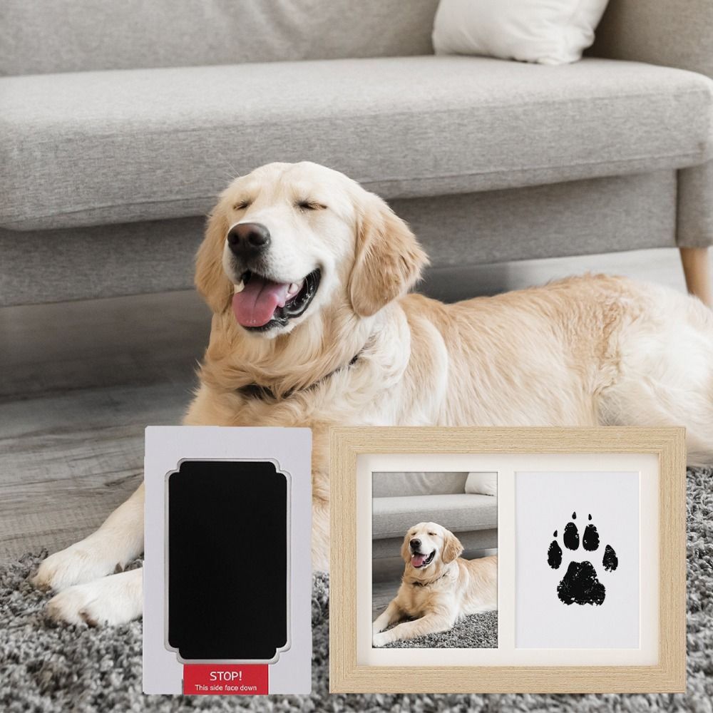 나무로 만든 반려동물 발자국 키트 잉크리스 키트 클린터 - Bamboo Photo Frame 리뷰 및 가격