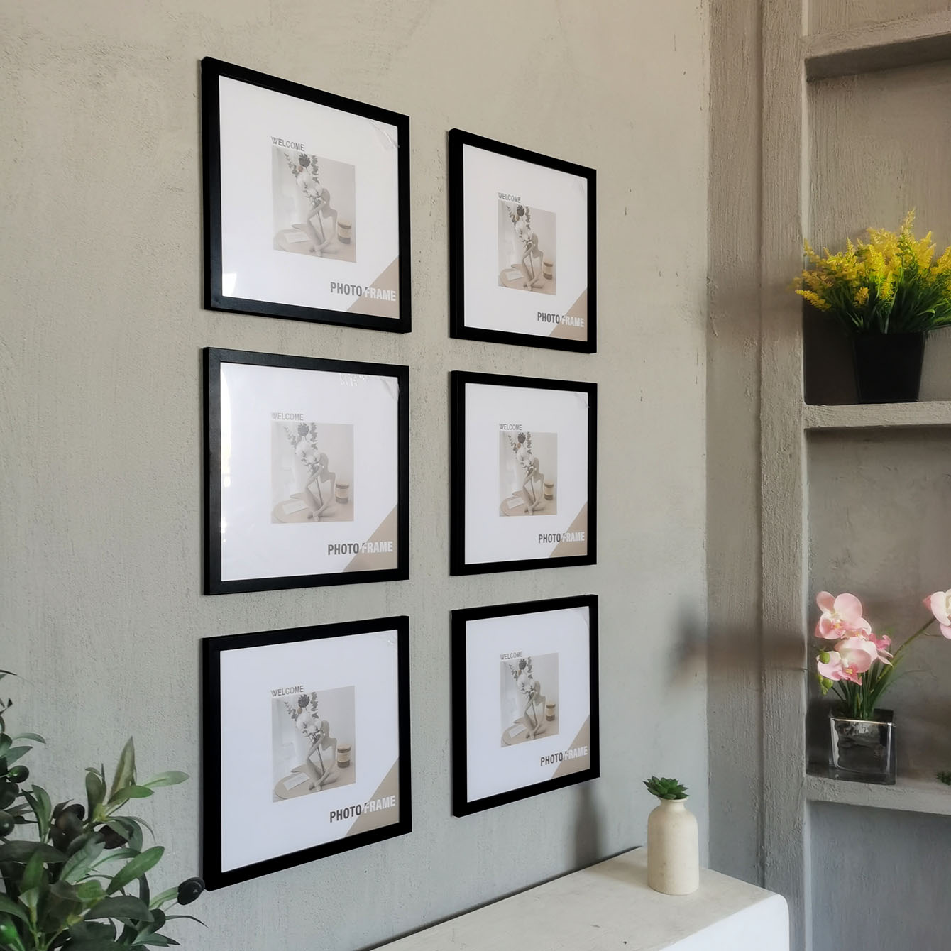 벽 교수형 또는 데스크탑 장식에 대 한 3Pcs 나무  - Bamboo Photo Frame 리뷰 및 가격