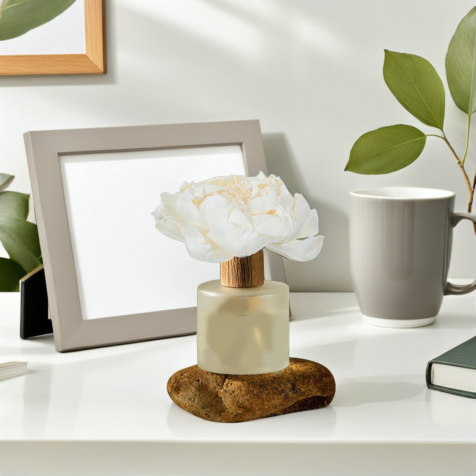 모란꽃 향 디퓨저 12cm 인조 모란꽃 향기로운 장식용 - Home Decor Flowers 리뷰 및 가격