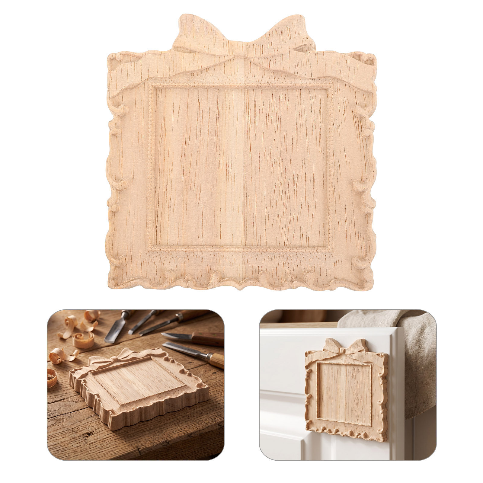 목각 사진 액자 DIY 가구 장식 서랍 전면 아플리케  - Bamboo Photo Frame 리뷰 및 가격