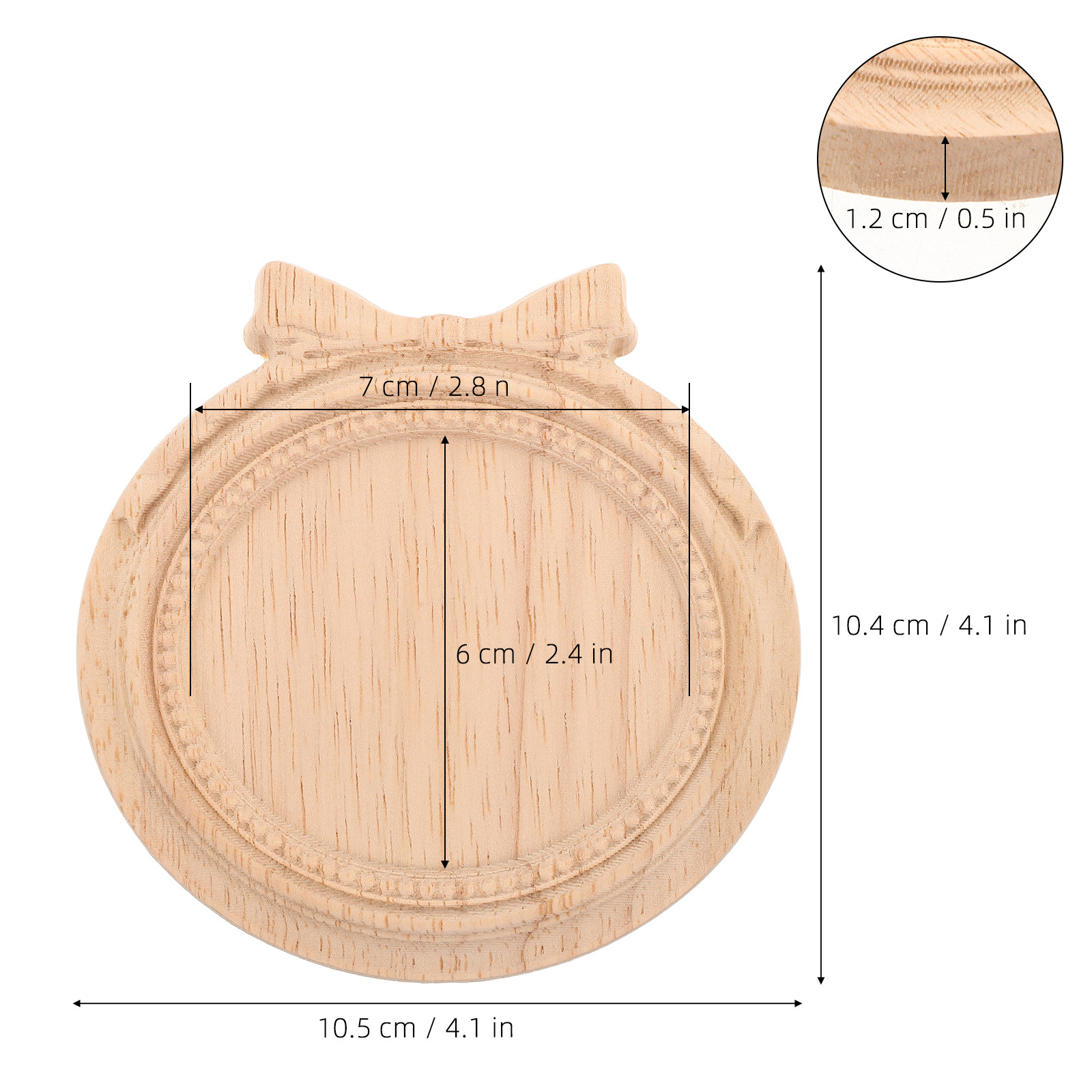 목각 사진 액자 DIY 가구 장식 서랍 전면 아플리케  - Bamboo Photo Frame 리뷰 및 가격