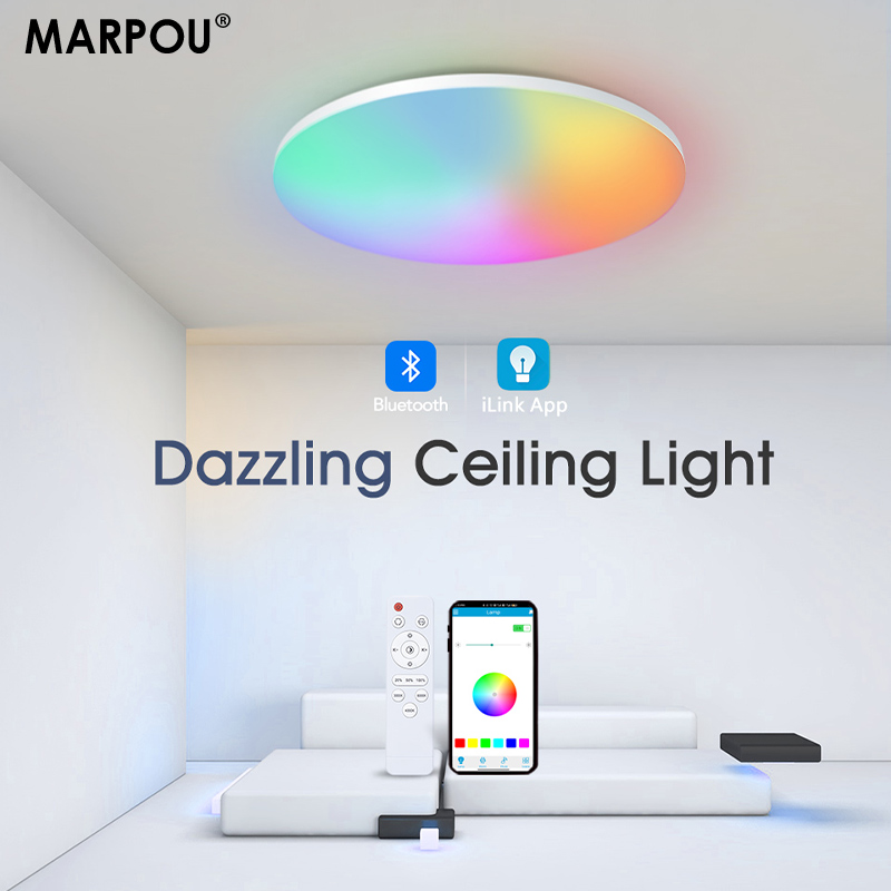 MARPOU 다채로운 RGB 천장 램프, 밝기 조절 가 - Home Decor App Free 리뷰 및 가격