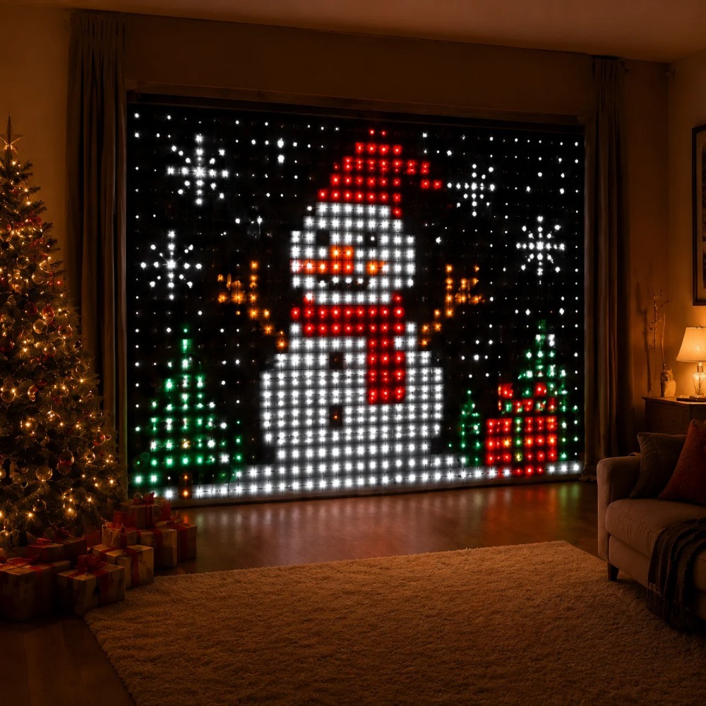 LED 픽셀 커튼 조명 블루투스 앱 제어 RGB 스마트 - Home Decor App Free 리뷰 및 가격