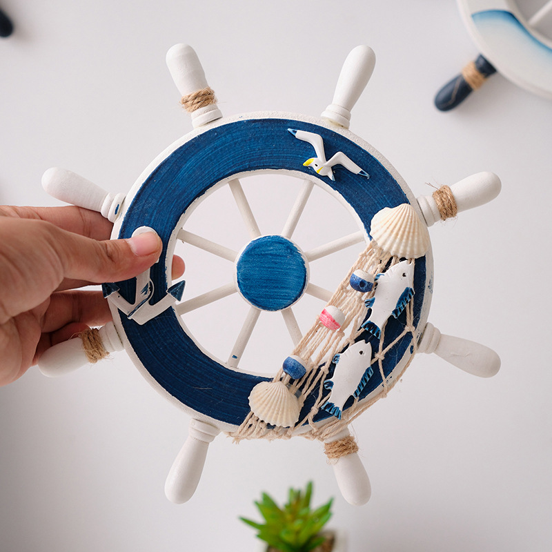 지중해 스타일 나무 배방향타 홈데코 벽걸이 사진벽 장식 - Home Decor Nautical 리뷰 및 가격