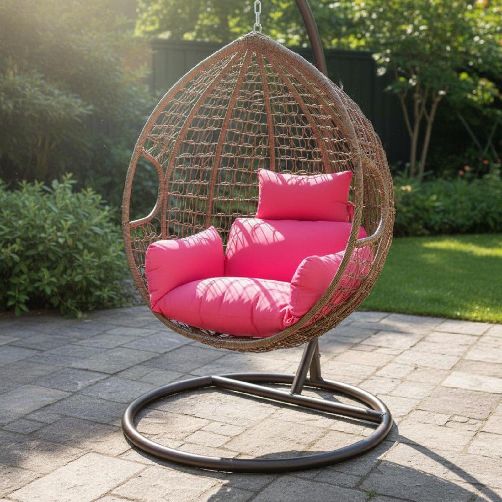 탈부착 가능한 쿠션 커버 시트 패드 - 행잉 체어, 에 - Home Decor Outdoor 리뷰 및 가격