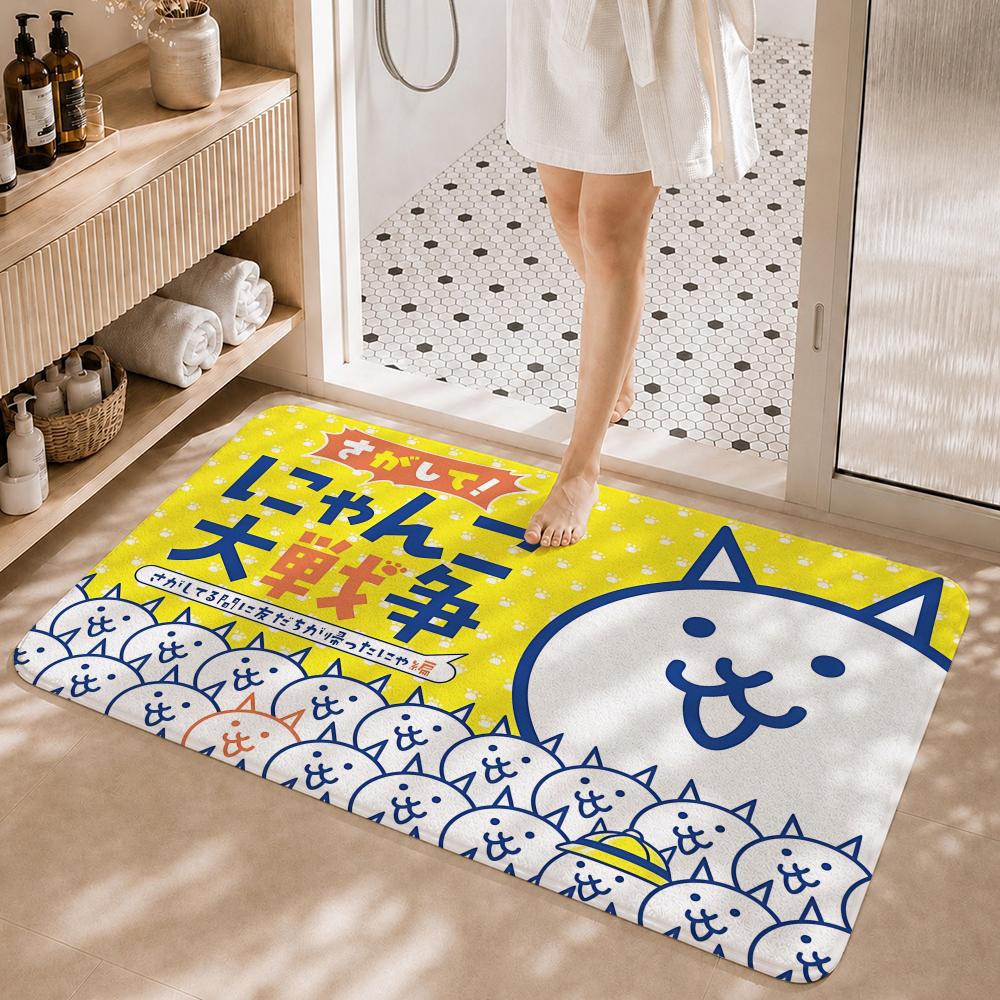 모바일 게임 T-The Battle Cats 바닥 매트 - Home Decor Mobile Game 리뷰 및 가격