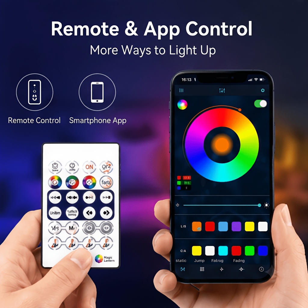 유연한 RGBIC LED 네온 로프 라이트 USB 블루 - Home Decor App Free 리뷰 및 가격