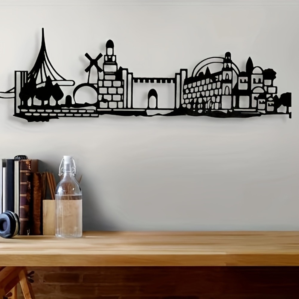 CIFBUY 금속 벽 장식 예술품, 예루살렘 스카이라인 - Home Decor In 리뷰 및 가격