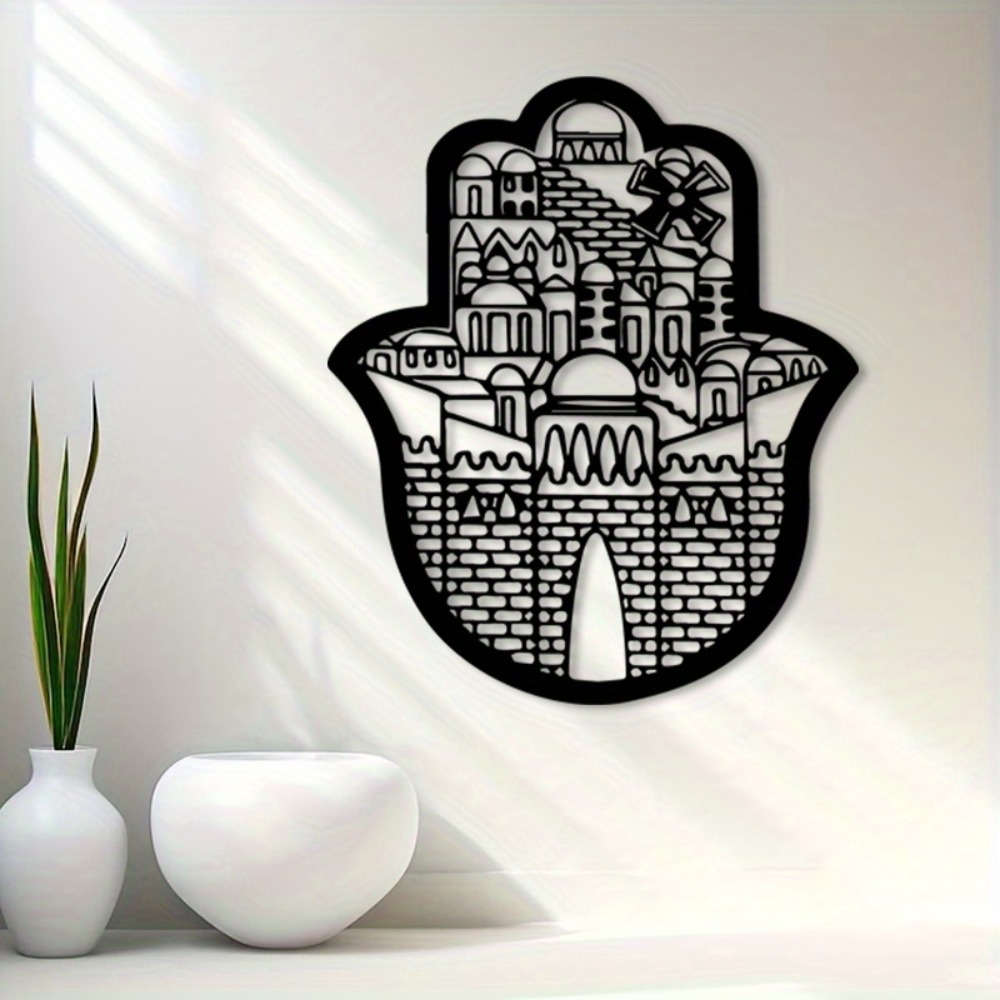 CIFBUY 철제 벽 장식 이슬람 건축 예술 예루살렘  - Home Decor In 리뷰 및 가격