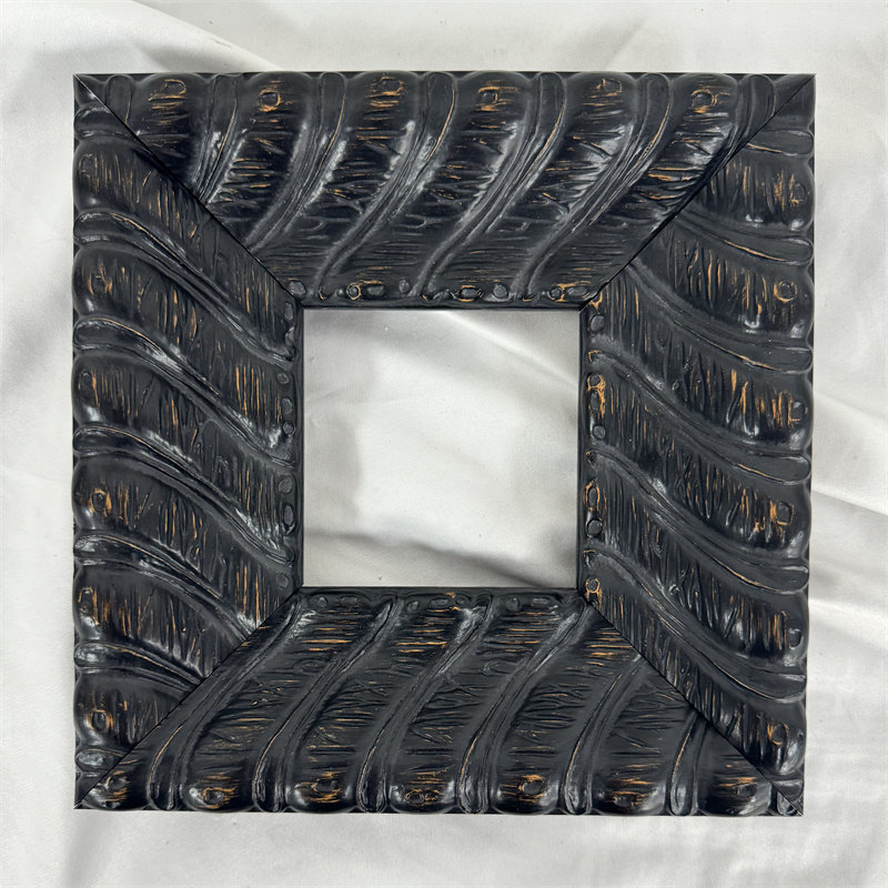 6.5cm 빈티지 디스트레스드 블랙 원목 프레임 바로크 - Bamboo Photo Frame 리뷰 및 가격