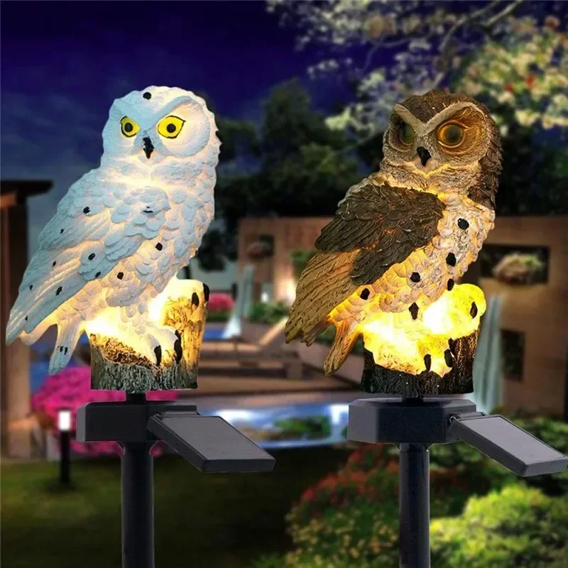 태양광 올빼미 조각상 정원등 LED 방수 야외 장식 ( - Home Decor Outdoor 리뷰 및 가격