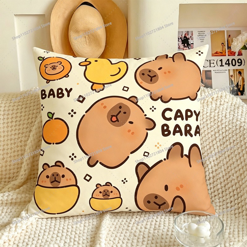 Capibara 45x45cm 소파 용 베개 커버 패션 - Home Decor Sofa 리뷰 및 가격