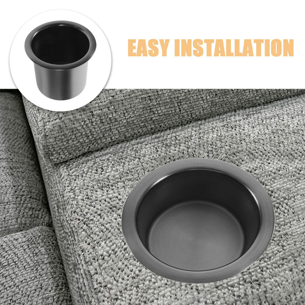 세련된 스테인리스 스틸 컵홀더 삽입물 - 소파 및 카우 - Home Decor Sofa 리뷰 및 가격