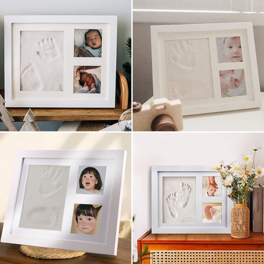 아기 손발 도장 키트 DIY 기념품 무독성 페인트 사진 - Bamboo Photo Frame 리뷰 및 가격