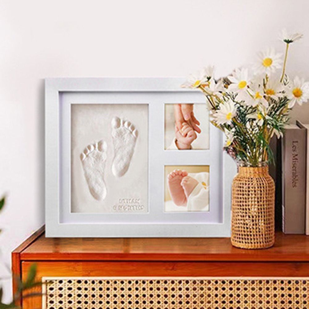 아기 손발 도장 키트 DIY 기념품 무독성 페인트 사진 - Bamboo Photo Frame 리뷰 및 가격
