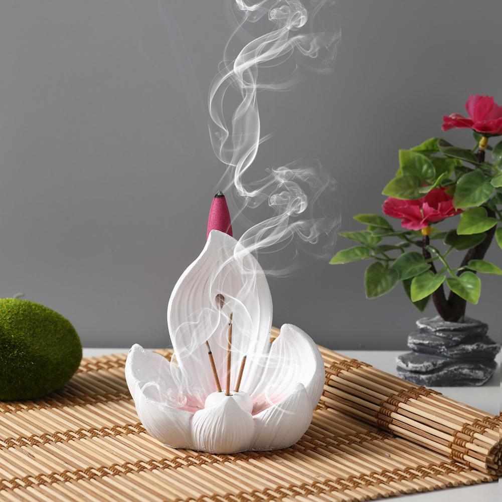 연꽃 향꽂이 테이블 센터피스 역류향 버너 레진 향콘 홀 - Home Decor Humacao 리뷰 및 가격