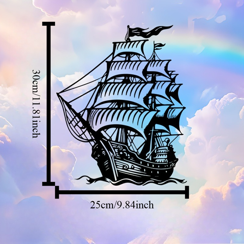 해적선 금속 벽 장식 1개, 해변 주택용 해양 철제 벽 - Home Decor Nautical 리뷰 및 가격