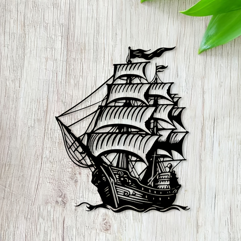 해적선 금속 벽 장식 1개, 해변 주택용 해양 철제 벽 - Home Decor Nautical 리뷰 및 가격