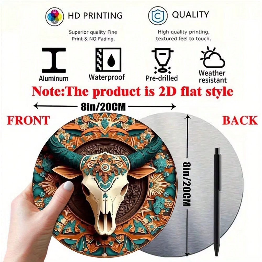 브랜드 빈티지 철제 벽 장식 레트로 금속 간판 8x8인 - Home Decor Brand 리뷰 및 가격