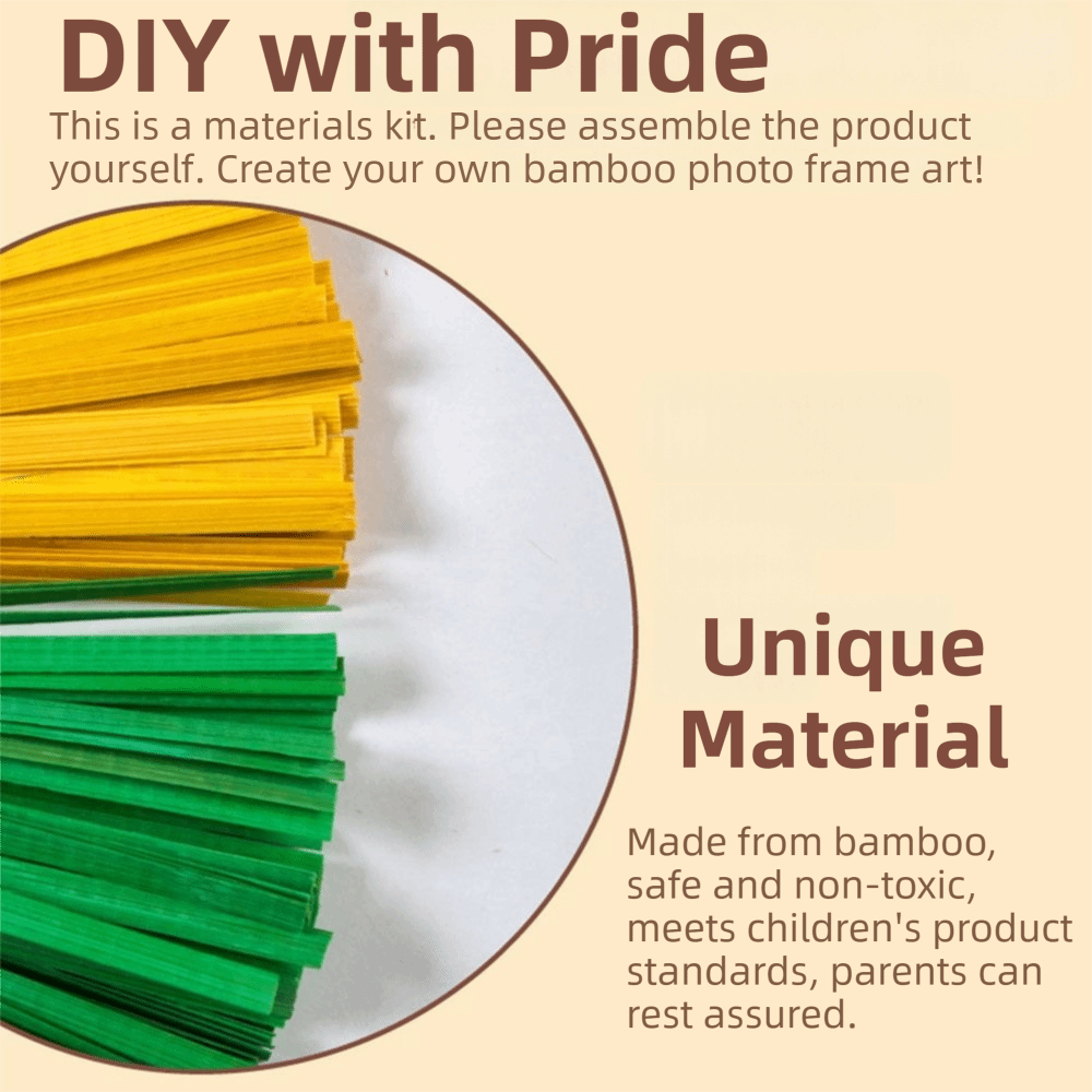 레트로 중추절 선물 DIY 수제 중추절 대나무 그림 재 - Bamboo Photo Frame 리뷰 및 가격