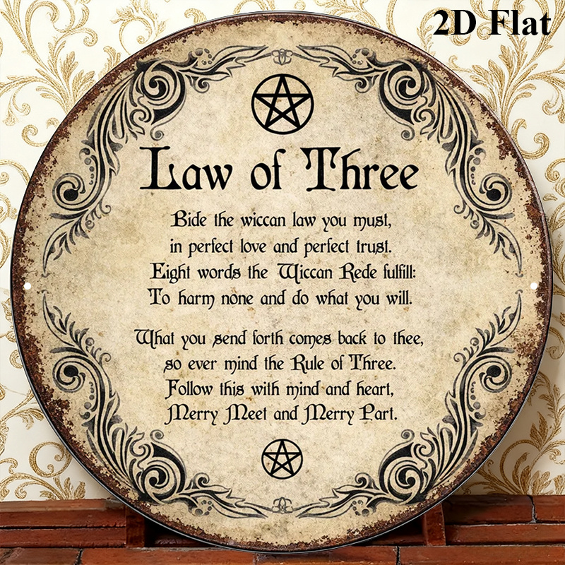 CIFBUY 빈티지 위카 삼위일체 여신 알루미늄 벽 예 - Home Decor In 리뷰 및 가격